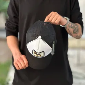 کلاه گورین badboy سفید مشکی