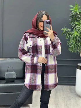 شکت چهارخونه تک جیب پاکتی
