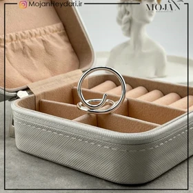 انگشتر زنانه آبکاری نقره رنگ ثابت کد ta10002