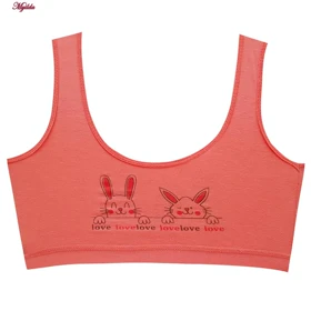 نیم‌تنه دخترانه مدل بدون پد کد 4696-GSG بسته 3 عددی