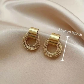 گوشواره حلقه‌ای چند لایه