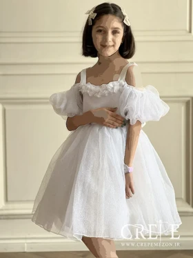 پیراهن شکوفه اکلیلی