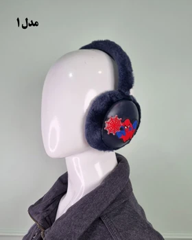 گوشگیر بچه گانه زمستانی طرح مرد عنکبوتی