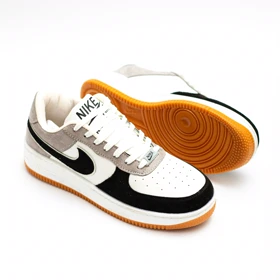 کفش کتانی ایرفورس مدل نیوفیس سفید طوسی کد 294736