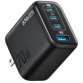شارژر دیواری 70 وات انکر Anker مدل A121C چهار پورت