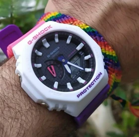 ساعت جی شاک 2100 سرخابی بنفش