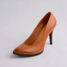 کفش مجلسی زنانه 708 (قهوه ای عسلی)