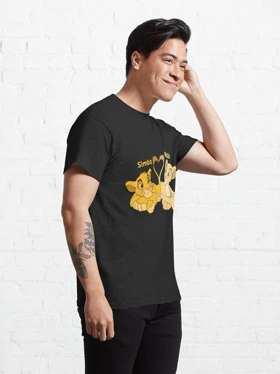 تیشرت lion king طرح Simba and Nala کد 200795