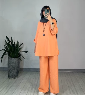 ست مانتو و شلوار پارنا 3