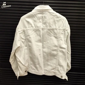 کت جین سفید زنانه کد 11