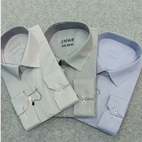 پیراهن استین بلند مردانه _ طرح راه راه قواره کلاسیک