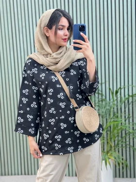 شومیز مانتویی بابونه