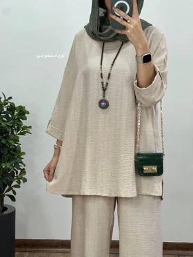 ست مانتو و شلوار ویوات 7