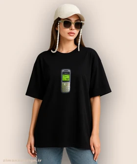 تیشرت لش مردانه و زنانه نوستالژی طرح نوکیا 1200