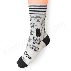 جوراب زنانه طرح فانتزی – نخ پنبه درجه یک