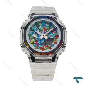 ساعت جیشاک GA2100 مردانه شیشه ای صفحه آبرنگ G-Shock-5814-G