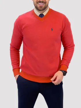 پلیور یقه هفت POLO سرخابی