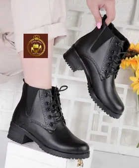 نیمبوت پاشنه‌دار بندی زنانه