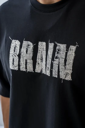 تیشرت باکسی چاپی brain مردانه