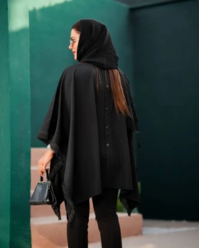 مانتو شنل دوزی پانچ محرمی