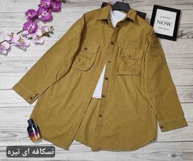 مانتو کتان دوجیب کد 50206