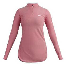 استرج آستین بلند نیم زیپ ورزشی زنانه نایک مدل VHD-3K1452 صورتی