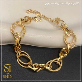 دستبند زنانه استیل دوپیو کد dzd30