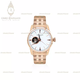 ساعت مچی پتک فیلیپ اوپن هارت رزگلد صفحه سفید Patek Philippe Tourbillon