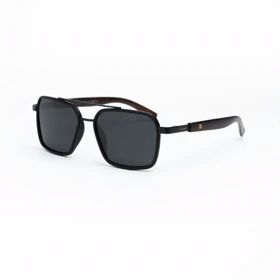 عینک آفتابی مردانه کارتیر Cartier مدل Navigator پلاریزه (مشکی)