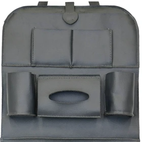 کیف و نظم دهنده پشت صندلی چرمی خودرو-مشکی