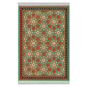 فرشینه از جنس پارچه هازان مخمل ترک طرح سنتی و مدرن برند دفه کد DAMG616