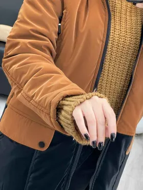 کاپشن ترکیبی دو رنگ سیلیکونی