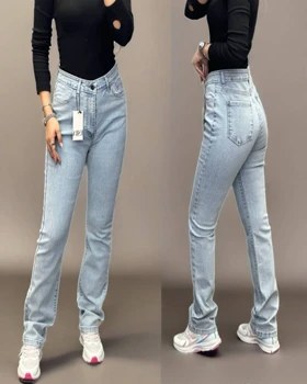 شلوار زنانه مدل جین (واید استریت ) کد 3008 (اصالت ضمانت)