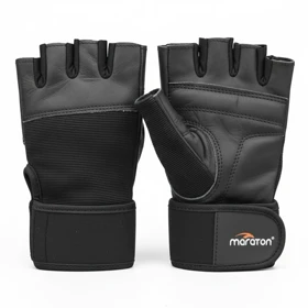 دستکش بدنسازی اسپرت ماراتن مدل AZS-404H1286 مشکی