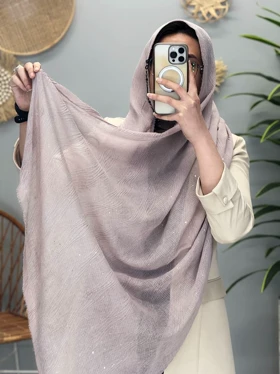 1330- شال پولکی دور ابریشم