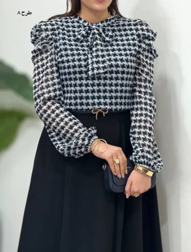 شومیزحریر مجلسی مهلا (4520)