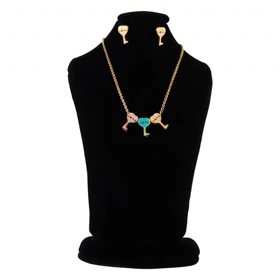 نیم ست دخترانه استیل