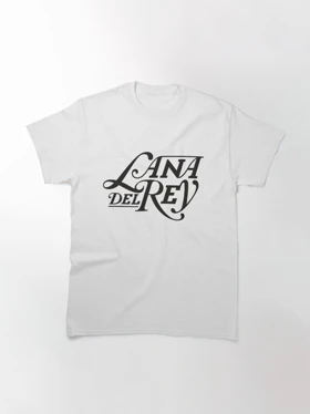 تیشرت کلاسیک لانا دل ری | Lana Del Rey Logo Decal کد 243787