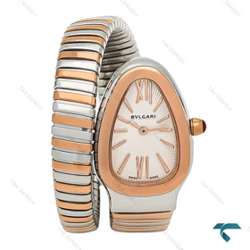 ساعت بولگاری ماری زنانه دورنگ رزگلد نقره ای Bvlgari-7956-L