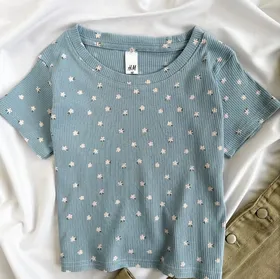 کراپ طرح‌دار h&m