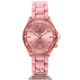 ساعت نیوی فورس صورتی Naviforce NF7115P