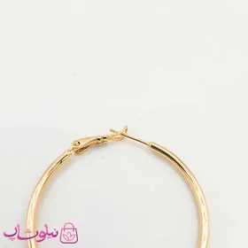 گوشواره دخترانه حلقه‌ای ساده ژوپینگ