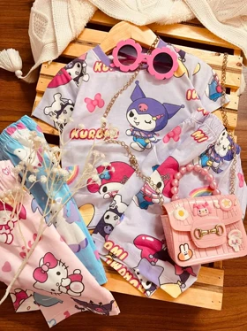 تیشرت شلوارک ملودی و کرومی GAP