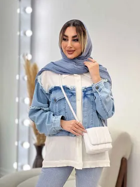 شومیز جین ترکیبی