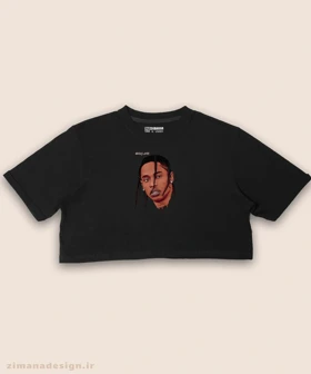 کراپ زنانه طرح تراویس اسکات کد 941