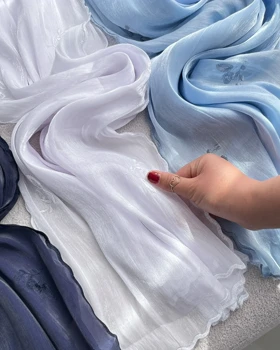 شال مجلسی ابریشم گلدوزی وارداتی 4320