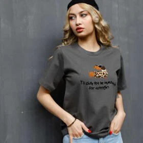 تیشرت Pinki 5646 در هشت رنگ (طوسی)