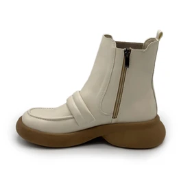 کفش نیم بوت زنانه مدل Stradivarius Flat Ankle Boots - BTC0120