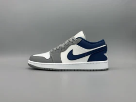 کتانی نایکی جردن1 لو فرنچ بلو های کوالیتی/Nike AJ1 low French Blue