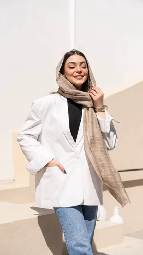 شال ویسکوز لمه